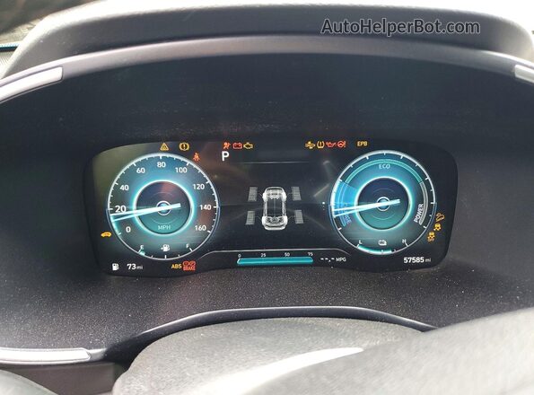5NMS3DA13PH020767 2023 HYUNDAI SANTA Black Vista del cuadro de instrumentos