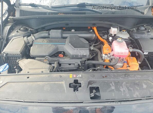 5NMS3DA13PH020767 2023 HYUNDAI SANTA Black Vista del compartimento del motor