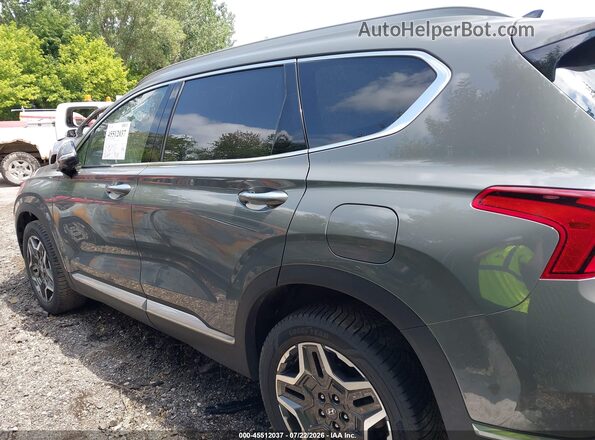 5NMS3DA16PH016907 2023 HYUNDAI SANTA FE HYBRID Gray Задня ліва чверть