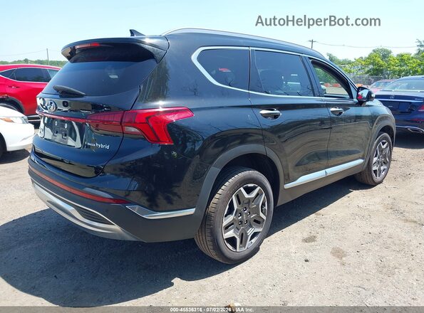 5NMS3DA19PH014553 2023 HYUNDAI SANTA FE HYBRID Black Trasero derecho