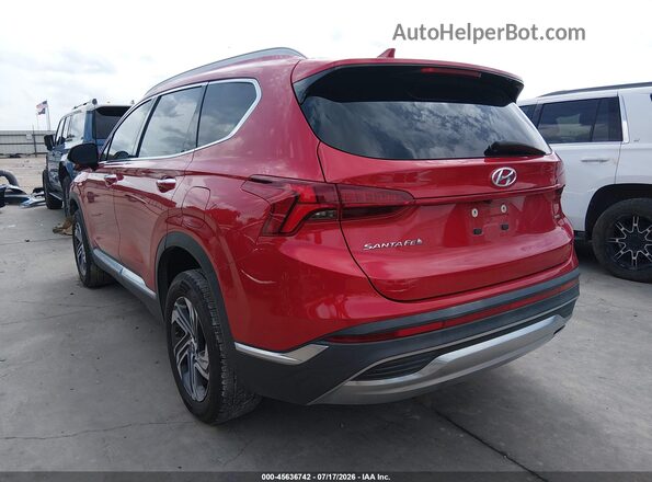 5NMS3DAJ0NH478117 2022 HYUNDAI SANTA FE Red Задня ліва чверть