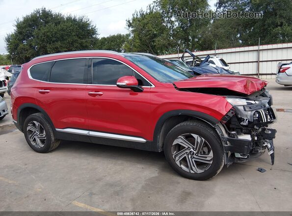 5NMS3DAJ0NH478117 2022 HYUNDAI SANTA FE Red Панорамний вид салону 360°