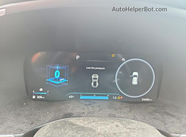 5NMS3DAJ0PH578561 2023 HYUNDAI SANTA Black ხელსაწყოთა პანელის ხედი