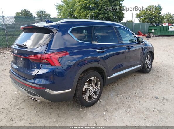 5NMS3DAJ1MH329049 2021 HYUNDAI SANTA FE Blue Rear right