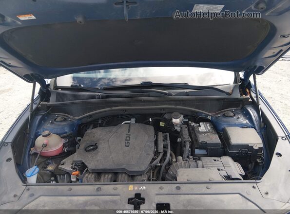 5NMS3DAJ1MH329049 2021 HYUNDAI SANTA FE Blue Rear view