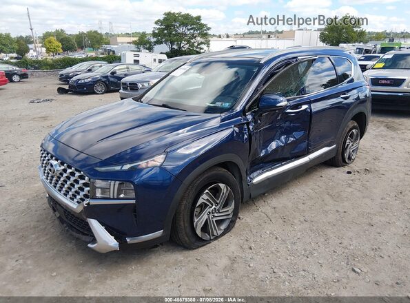5NMS3DAJ1MH329049 2021 HYUNDAI SANTA FE Blue Front left