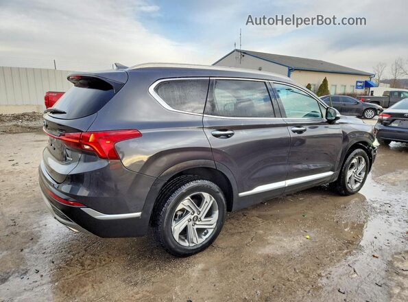 5NMS3DAJ1MH350614 2021 HYUNDAI SANTA Gray Trasero derecho