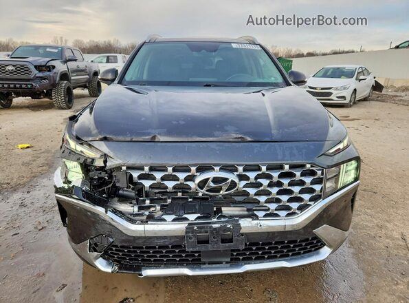 5NMS3DAJ1MH350614 2021 HYUNDAI SANTA Gray Vista frontal