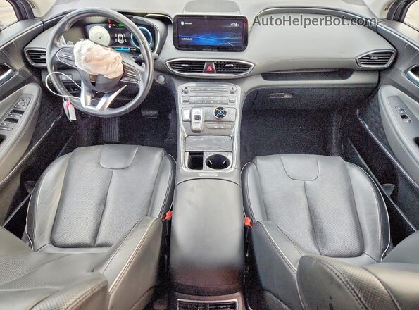 5NMS3DAJ1MH350614 2021 HYUNDAI SANTA Gray Vista del salpicadero