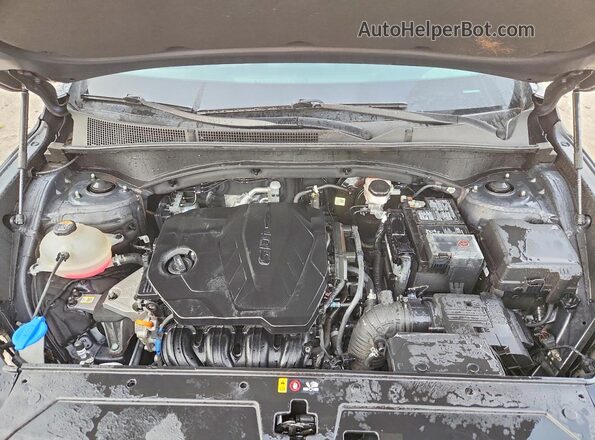 5NMS3DAJ1MH350614 2021 HYUNDAI SANTA Gray Vista del compartimento del motor