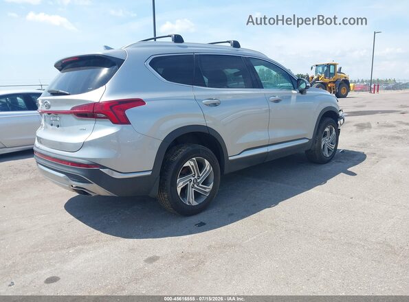 5NMS3DAJ1MH364030 2021 HYUNDAI SANTA FE Серебряный Задняя правая четверть