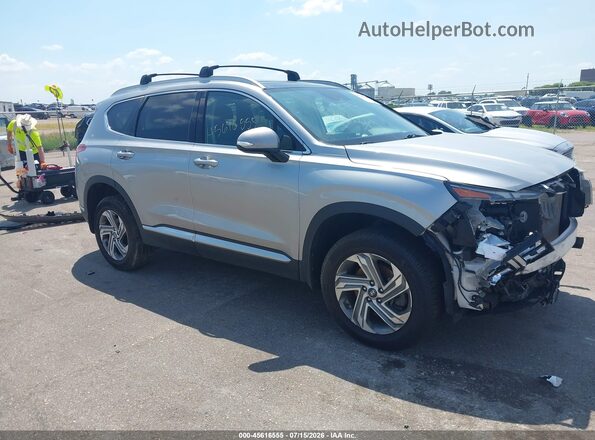 5NMS3DAJ1MH364030 2021 HYUNDAI SANTA FE Серебряный Вид задней части салона