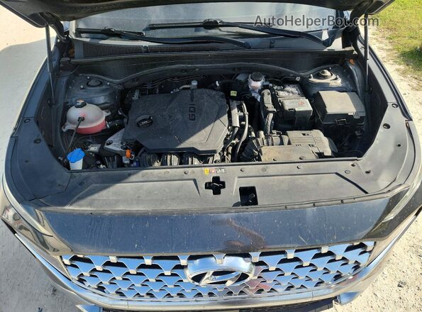 5NMS3DAJ1PH553619 2023 HYUNDAI SANTA Black Widok komory silnika