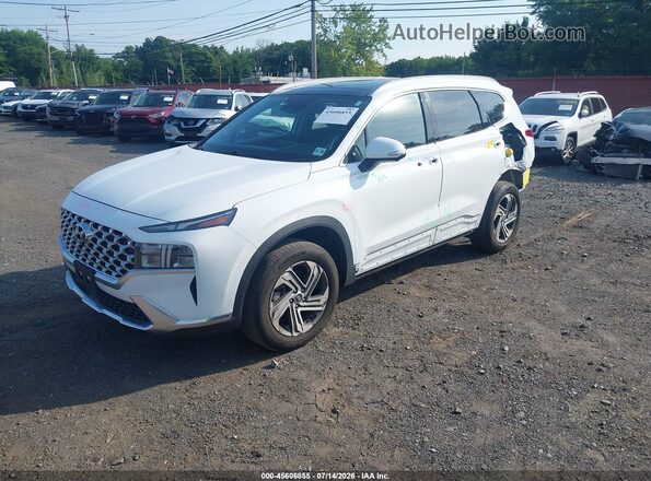 5NMS3DAJ1PH588046 2023 HYUNDAI SANTA FE White Vista tres cuartos delantera izquierda