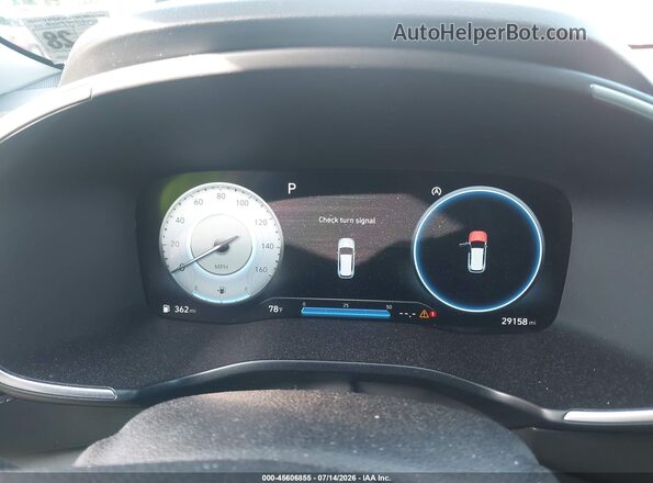 5NMS3DAJ1PH588046 2023 HYUNDAI SANTA FE White Vista de los asientos traseros