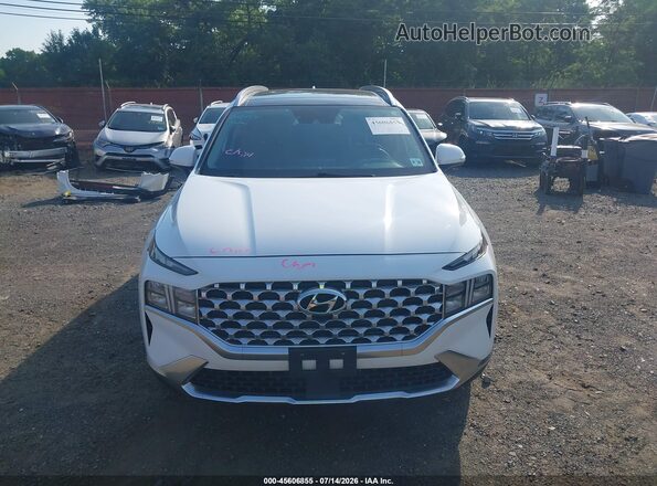 5NMS3DAJ1PH588046 2023 HYUNDAI SANTA FE White Vista interior trasera