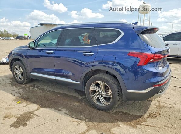 5NMS3DAJ3NH404593 2022 HYUNDAI SANTA Blue Հետևի ձախ