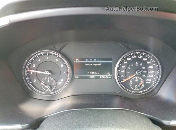 5NMS3DAJ4NH425274 2022 HYUNDAI SANTA Gray Սարքավորումների վահանակի տեսք