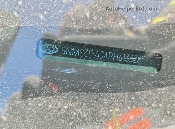 5NMS3DAJ4PH613327 2023 HYUNDAI SANTA White ძრავის განყოფილების ხედი