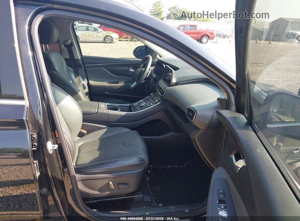 5NMS3DAJ5MH345318 2021 HYUNDAI SANTA FE Black Вид салону спереду