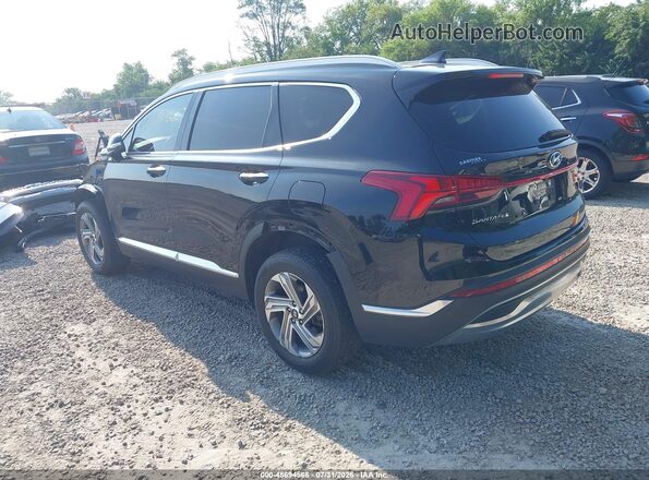 5NMS3DAJ5MH345318 2021 HYUNDAI SANTA FE Black Задня ліва чверть