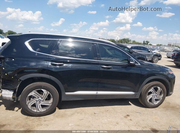 5NMS3DAJ5PH607889 2023 HYUNDAI SANTA FE Black Widok wnętrza z tyłu