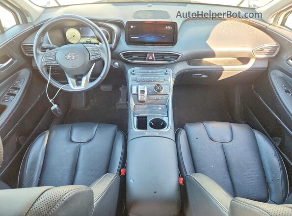 5NMS3DAJ6MH352617 2021 HYUNDAI SANTA White წინა პანელის ხედი