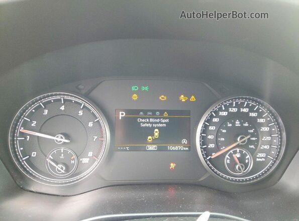 5NMS3DAJ6MH353573 2021 HYUNDAI SANTA Black Вид щитка приладів