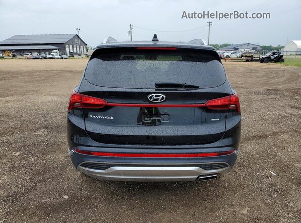 5NMS3DAJ6MH353573 2021 HYUNDAI SANTA Black Вид ззаду