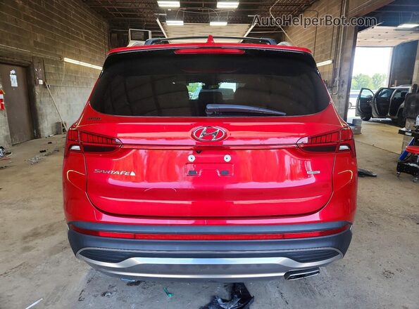 5NMS3DAJ6PH593940 2023 HYUNDAI SANTA Red უკანა ხედი