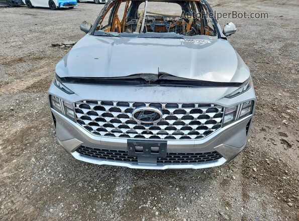 5NMS3DAJ6PH608517 2023 HYUNDAI SANTA Silver Սալոնի հետևի տեսք