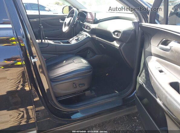 5NMS3DAJ7NH446443 2022 HYUNDAI SANTA FE Black Front interior view