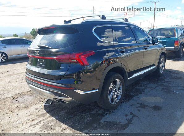 5NMS3DAJ7NH446443 2022 HYUNDAI SANTA FE Black Rear right