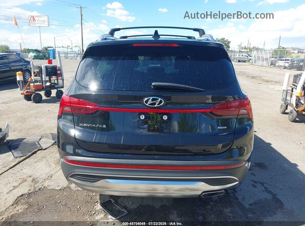 5NMS3DAJ7NH446443 2022 HYUNDAI SANTA FE Black 