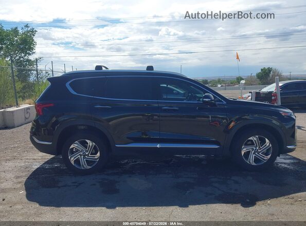 5NMS3DAJ7NH446443 2022 HYUNDAI SANTA FE Black Rear interior view