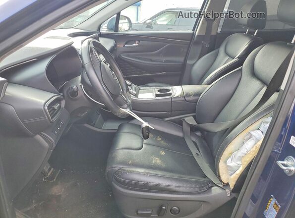 5NMS3DAJ7PH541930 2023 HYUNDAI SANTA Синий Вид салона спереди