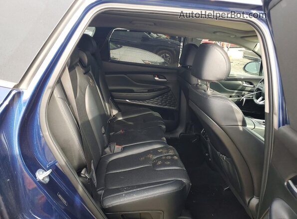 5NMS3DAJ7PH541930 2023 HYUNDAI SANTA Синий Вид задней части салона