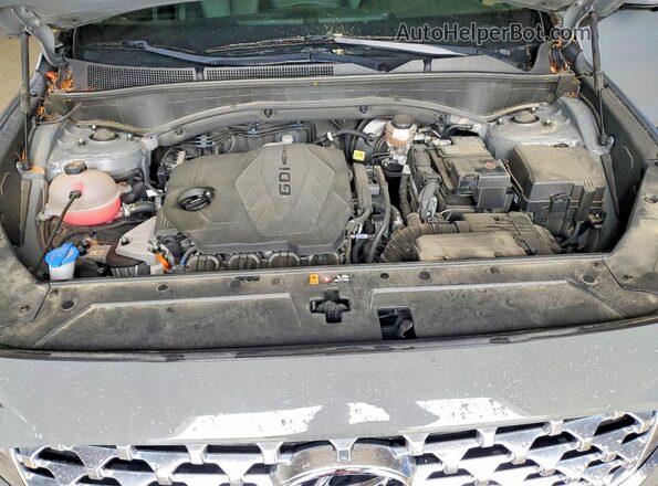 5NMS3DAJ8PH549101 2023 HYUNDAI SANTA Gray Widok komory silnika