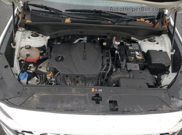 5NMS3DAJ8PH619535 2023 HYUNDAI SANTA White Widok komory silnika