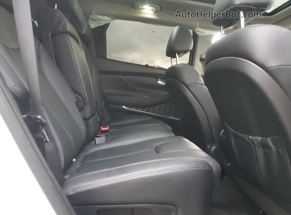 5NMS3DAJ8PH619535 2023 HYUNDAI SANTA White Widok wnętrza z tyłu