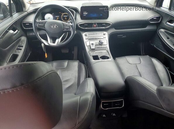 5NMS3DAJ9NH386620 2022 HYUNDAI SANTA Charcoal Dashboard view