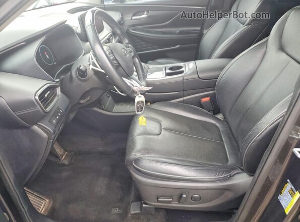 5NMS3DAJ9NH386620 2022 HYUNDAI SANTA Charcoal Front interior view