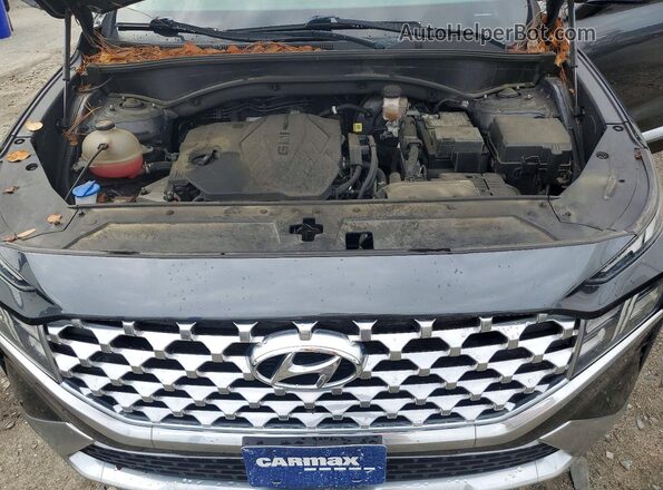 5NMS3DAJ9NH386620 2022 HYUNDAI SANTA Charcoal Engine compartment view