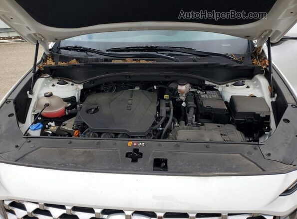 5NMS3DAJ9PH531397 2023 HYUNDAI SANTA White ძრავის განყოფილების ხედი