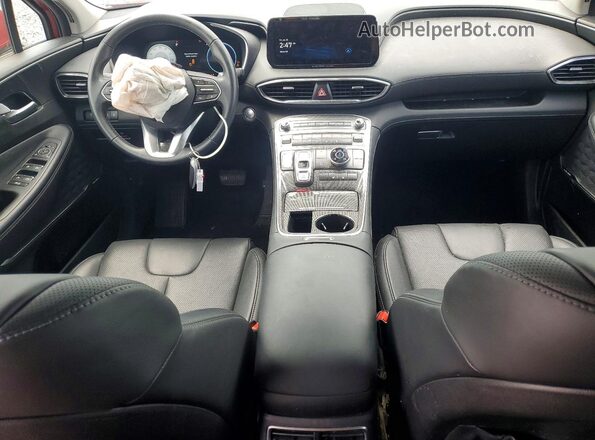 5NMS3DAJ9PH553786 2023 HYUNDAI SANTA Red Widok deski rozdzielczej