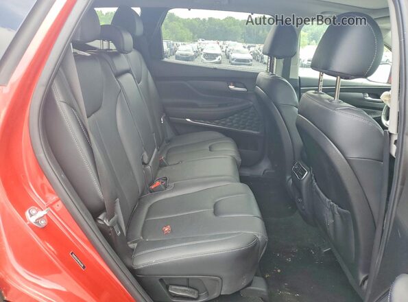5NMS3DAJ9PH553786 2023 HYUNDAI SANTA Red Widok wnętrza z tyłu