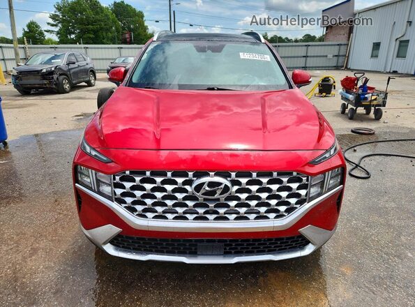 5NMS3DAJXMH326747 2021 HYUNDAI SANTA Red Widok z przodu
