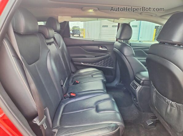 5NMS3DAJXMH326747 2021 HYUNDAI SANTA Red Widok tylnych siedzeń