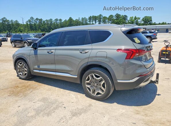 5NMS44AL0MH338419 2021 HYUNDAI SANTA Серый Задняя левая четверть
