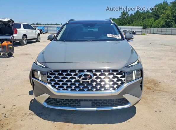 5NMS44AL0MH338419 2021 HYUNDAI SANTA Серый Вид спереди